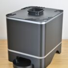 Lombricomposteur compact design d'intérieur et appartement 2 à 4 personnes couleur noir et métal, édition 2026 avec 3 plateaux fermés